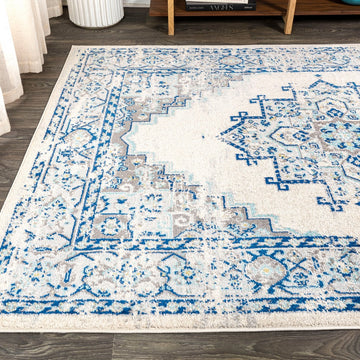 Inigo Cottage Medallion Area Rug